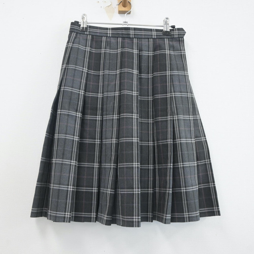 【中古】東京都 立川国際中等教育学校 女子制服 2点（ニットベスト・スカート）sf020023