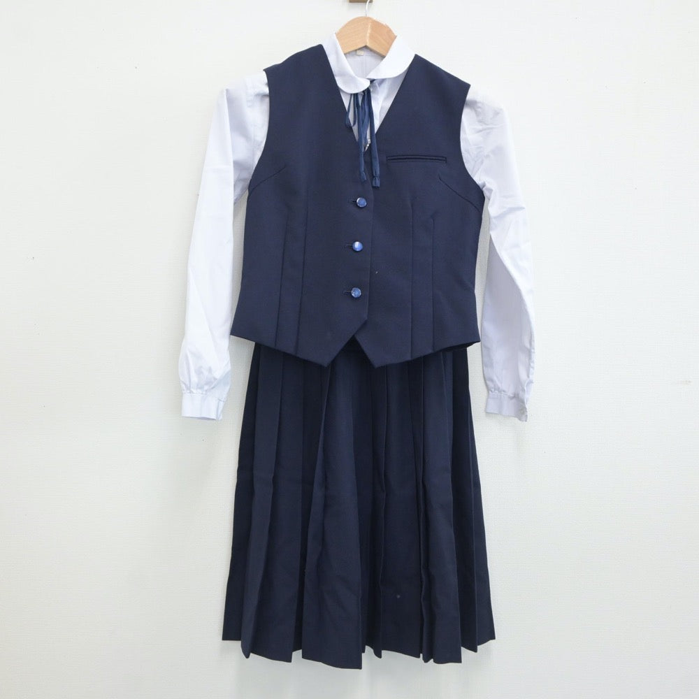 中古制服】千葉県 習志野台中学校 女子制服 5点（ブレザー・シャツ・ベスト・スカート）sf020025【リサイクル学生服】 | 中古制服通販パレイド