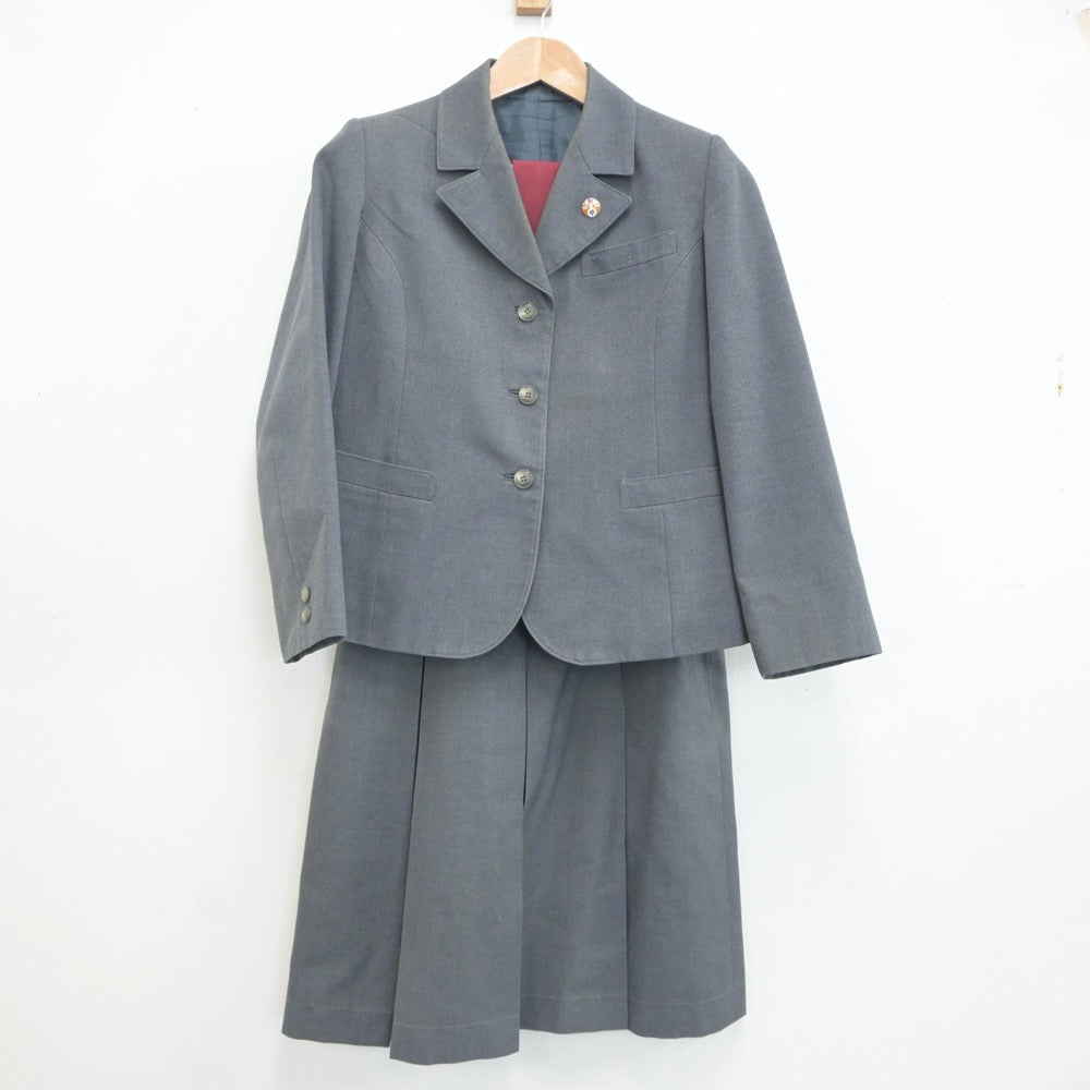 【中古】埼玉県 埼玉大学教育学部附属中学校 女子制服 5点（ブレザー・ベスト・スカート）sf020032