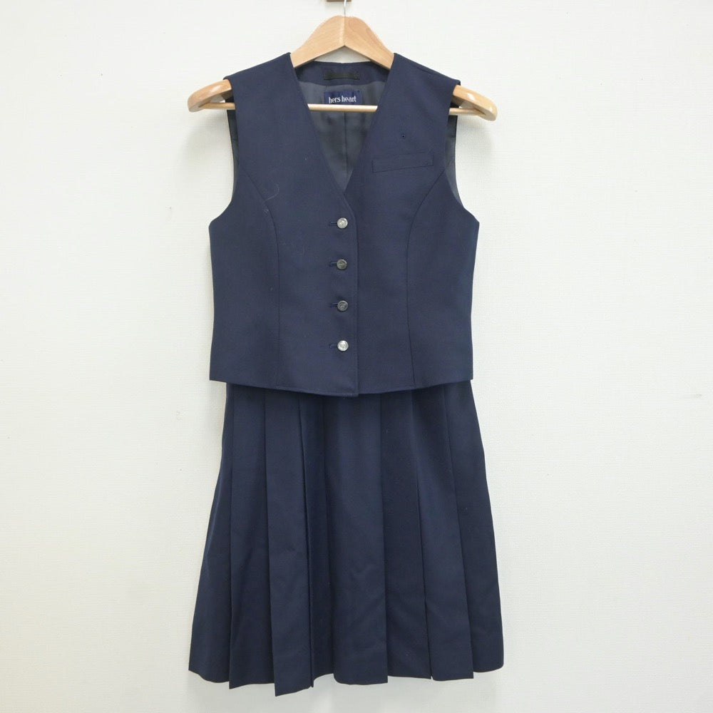 中古制服】愛知県 半田東高等学校 女子制服 6点（ブレザー・ベスト