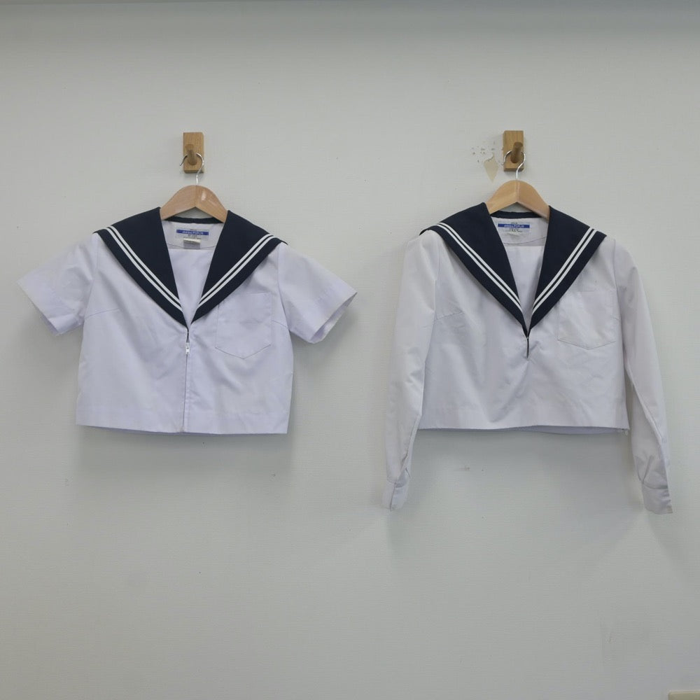 【中古】愛知県 東浦中学校 女子制服 3点（セーラー服・スカート）sf020038