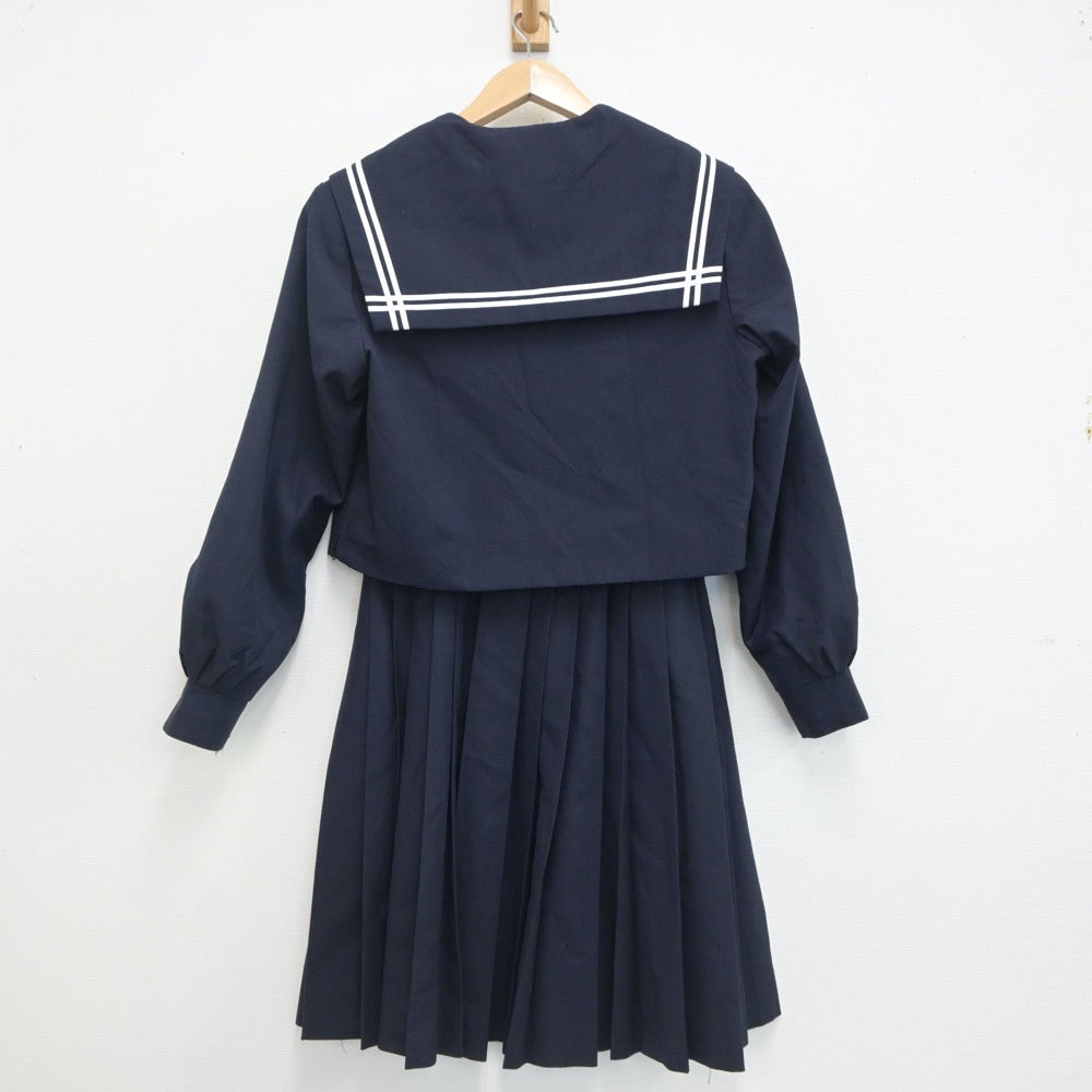 【中古】愛知県 東浦中学校 女子制服 2点（セーラー服・スカート）sf020041