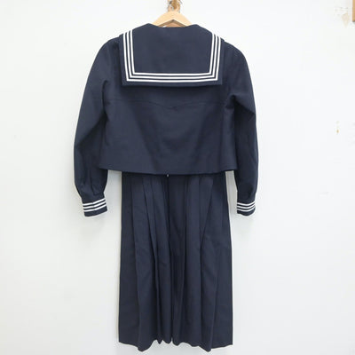 【中古】東京都 共立女子中学校 女子制服 3点（セーラー服・スカート）sf020042