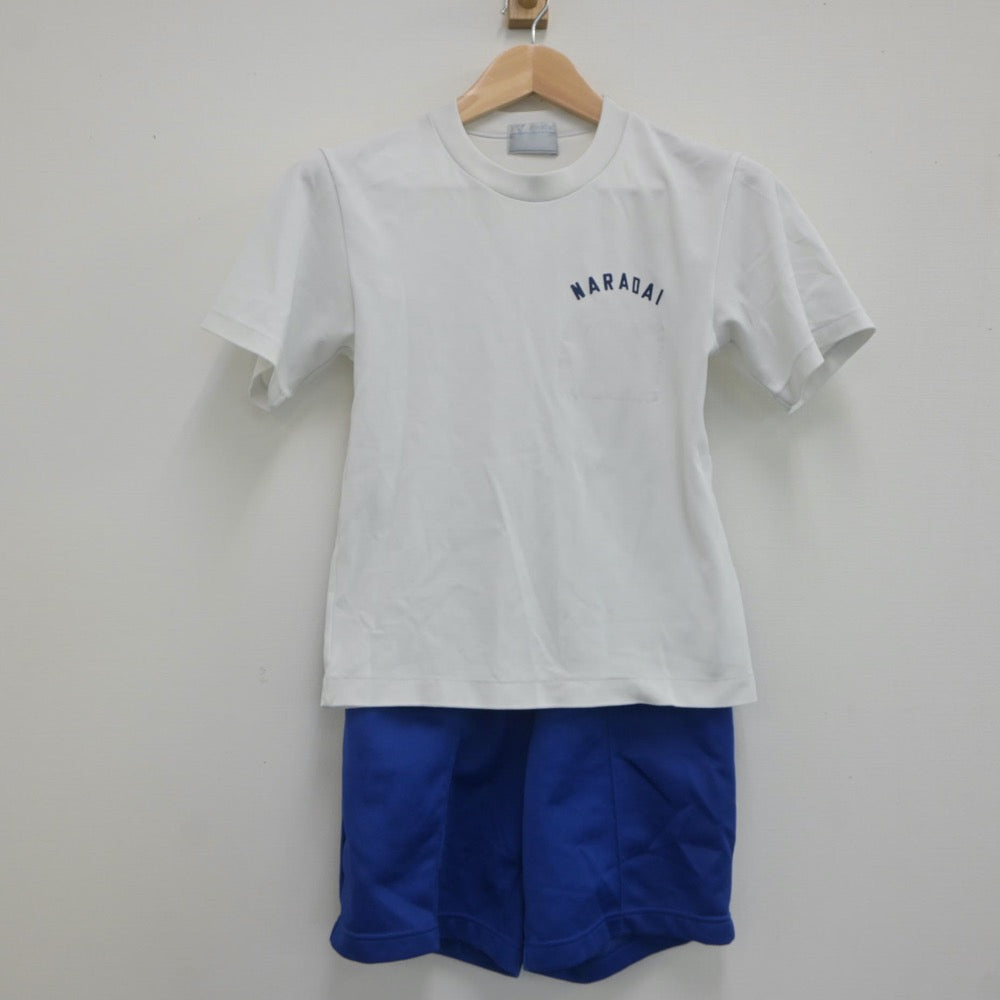 【中古】千葉県 習志野台中学校 女子制服 2点（体操服 上・体操服 下）sf020045