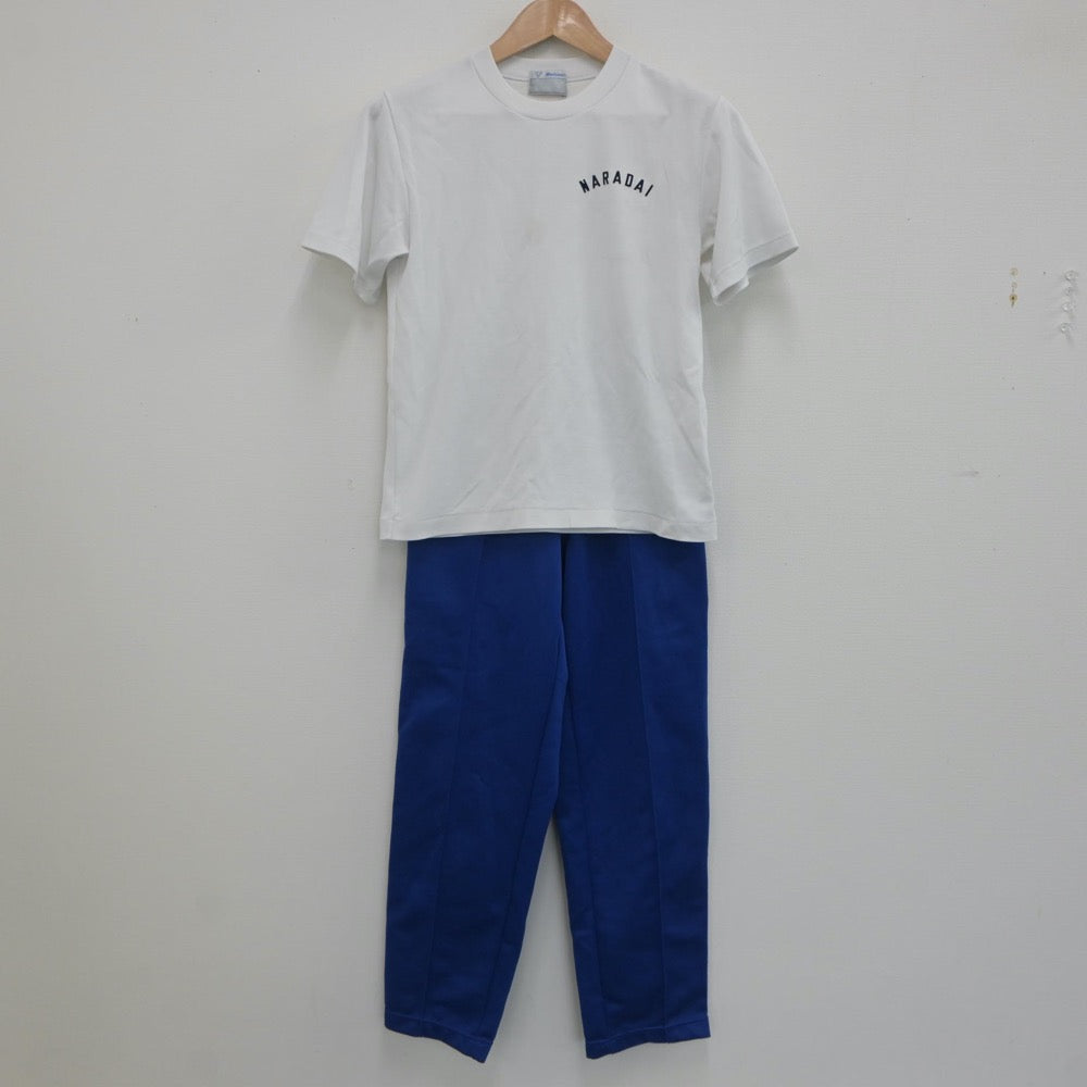 【中古】千葉県 習志野台中学校 女子制服 2点（体操服 上・ジャージ 下）sf020047