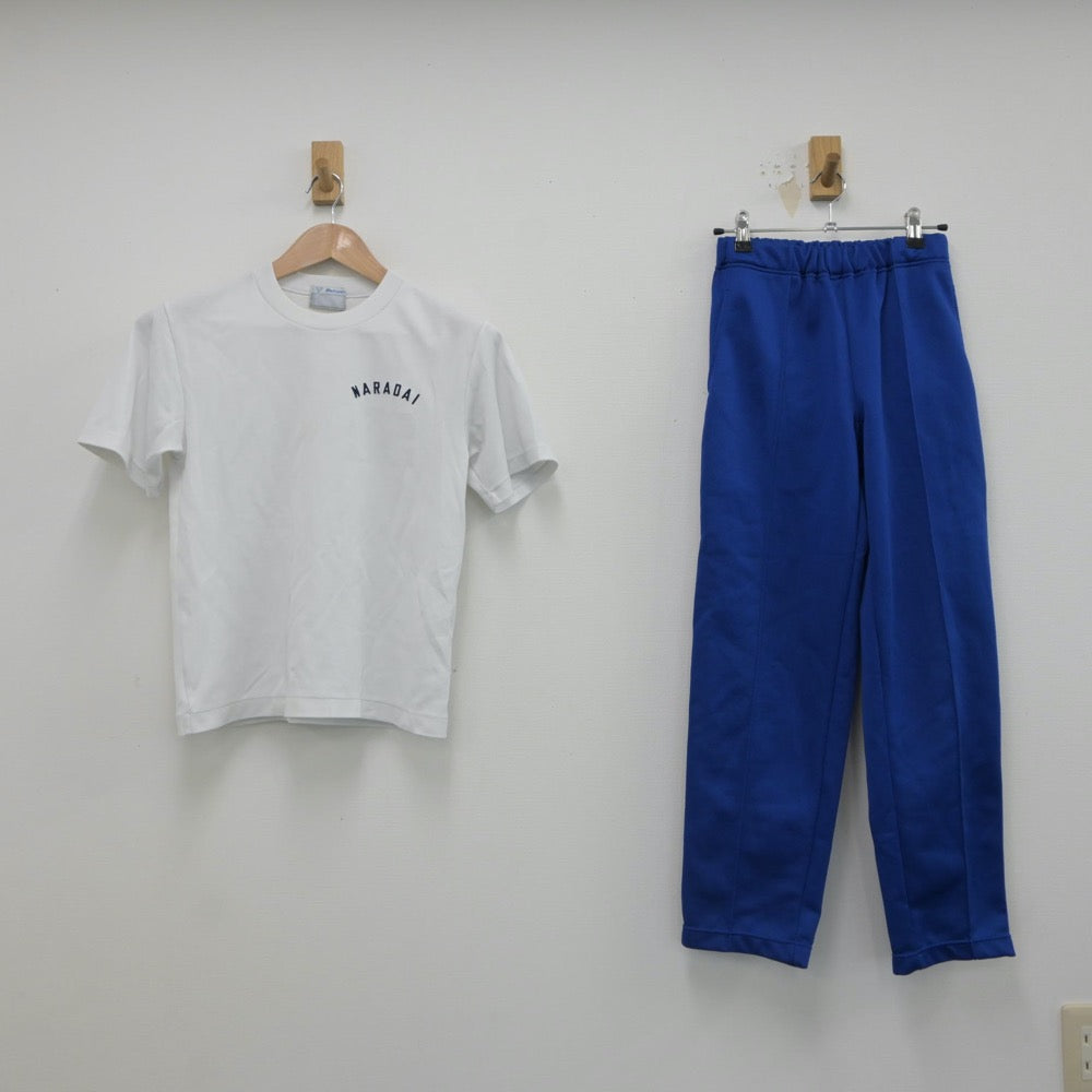 【中古】千葉県 習志野台中学校 女子制服 3点（体操服 上・ジャージ 下）sf020048