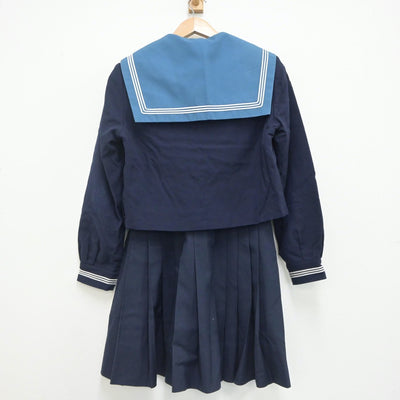 【中古】大阪府 清水谷高等学校 女子制服 3点（セーラー服・スカート）sf020068