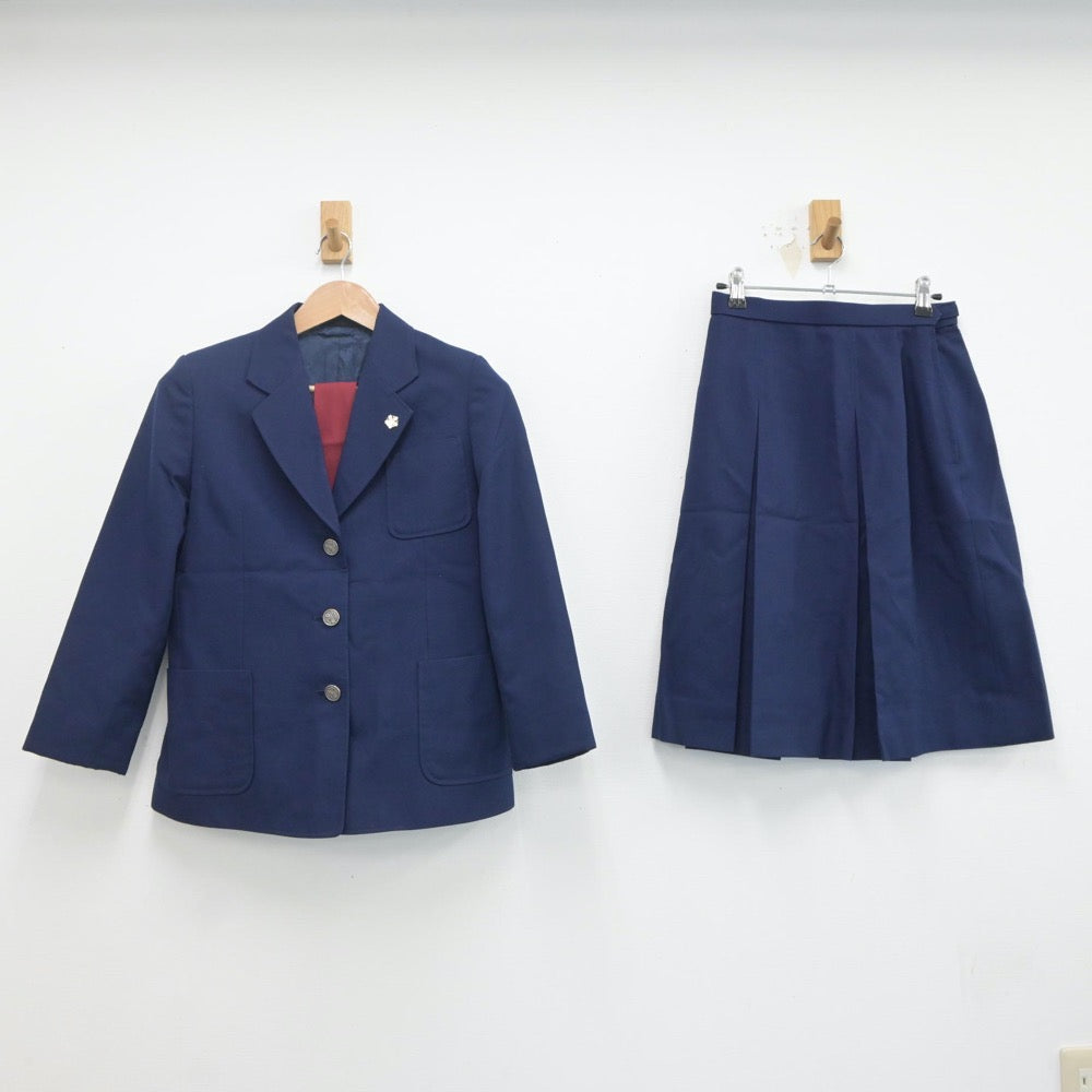 【中古】神奈川県 川崎市立住吉中学校 女子制服 3点（ブレザー・スカート）sf020105