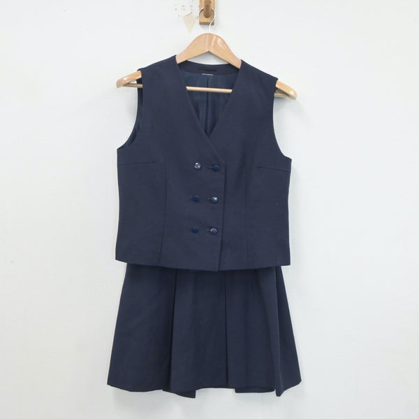 【中古制服】埼玉県 所沢西高等学校 女子制服 2点（ベスト・スカート）sf020122【リサイクル学生服】 | 中古制服通販パレイド