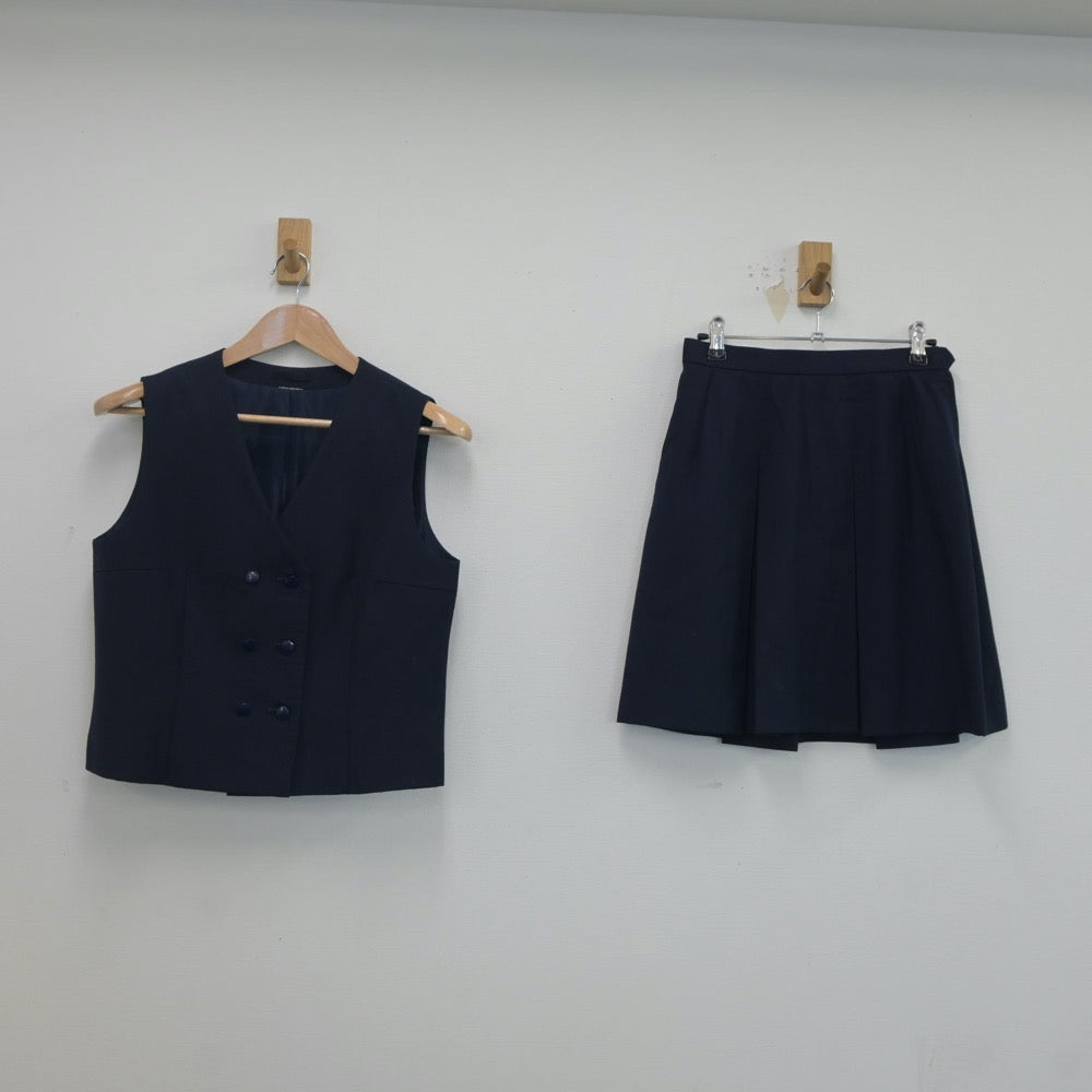 中古制服】埼玉県 所沢西高等学校 女子制服 2点(ベスト 中古制服】埼玉県 所沢西高等学校 女子制服 2点(ベスト