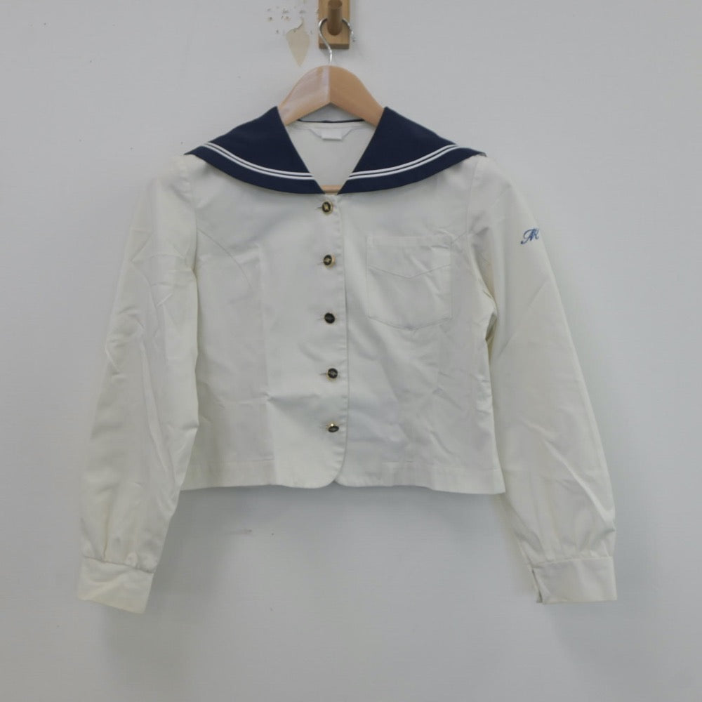 【中古】大分県 中津北高等学校 女子制服 2点（セーラー服）sf020141