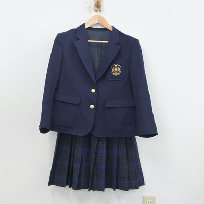 【中古】東京都 江戸川女子中学校 女子制服 2点（ブレザー・スカート）sf020144