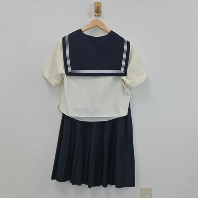 【中古】東京都 國學院久我山高等学校 女子制服 3点（セーラー服・スカート）sf020147