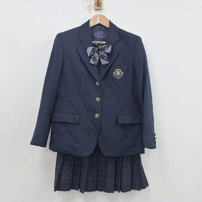 【中古】埼玉県 福岡高等学校 女子制服 3点（ブレザー・スカート）sf020153