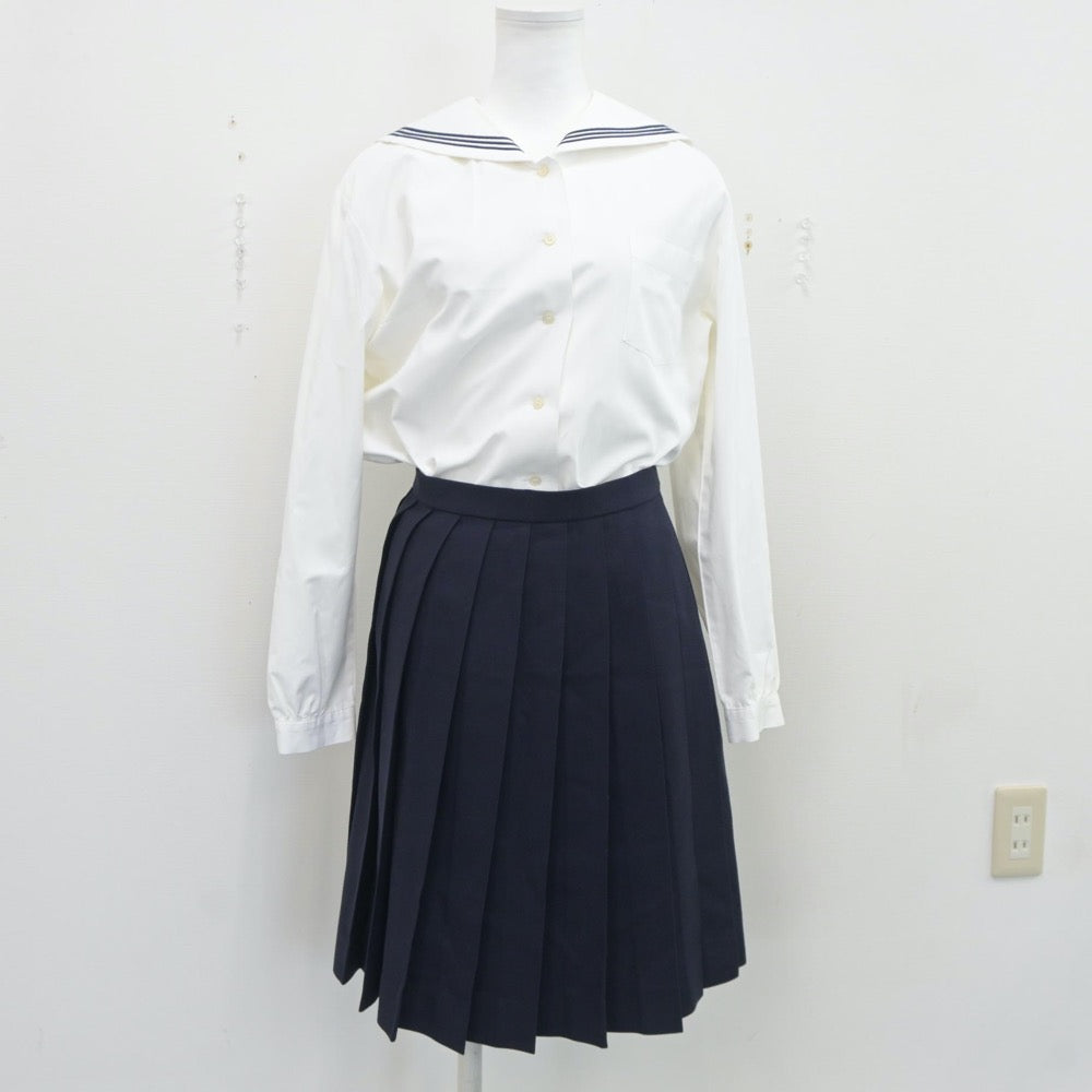 【中古】北海道 帯広北高等学校 女子制服 3点（ブレザー・セーラー服・スカート）sf020154