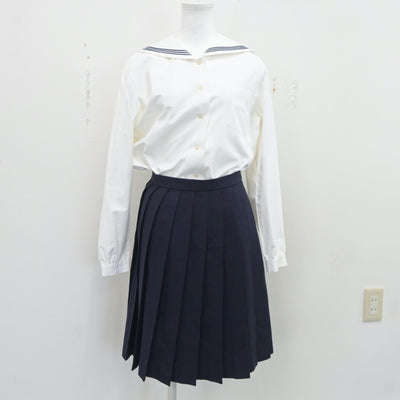 【中古】北海道 帯広北高等学校 女子制服 3点（ブレザー・セーラー服・スカート）sf020154