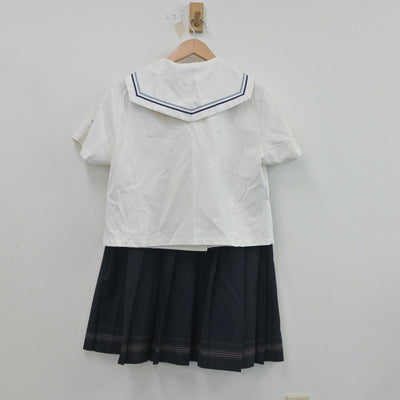 【中古】福岡県 福岡常葉高等学校 女子制服 3点（セーラー服・セーラー服・スカート）sf020159