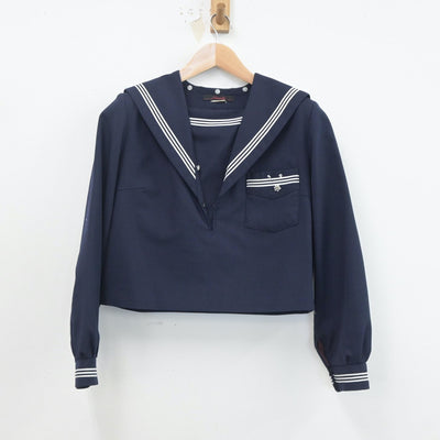 【中古】大阪府 佐野高等学校 女子制服 1点（セーラー服）sf020167