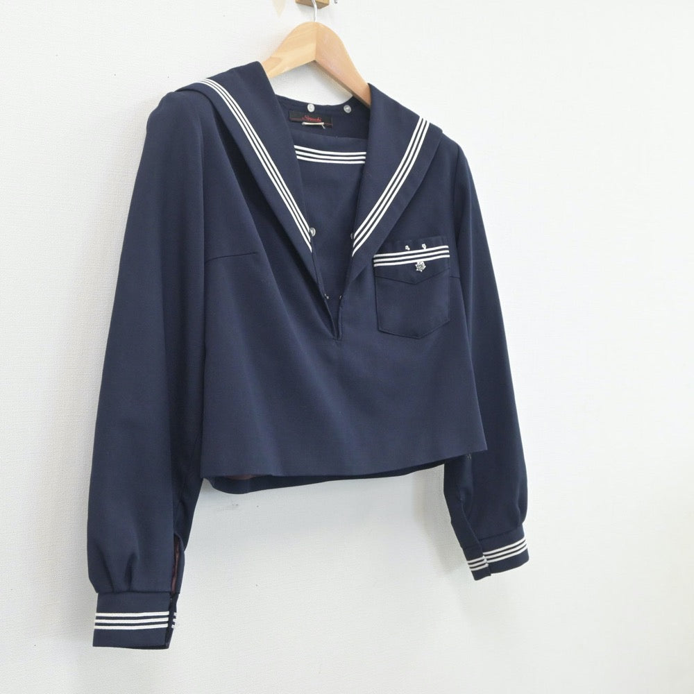 【中古】大阪府 佐野高等学校 女子制服 1点（セーラー服）sf020167