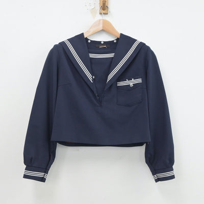 【中古】大阪府 佐野高等学校 女子制服 1点（セーラー服）sf020168