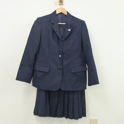 【中古】千葉県 船橋高等学校 女子制服 3点（ブレザー・ベスト・スカート）sf020173