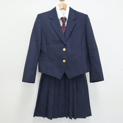 【中古】北海道 北海道旭川西高等学校 女子制服 5点（ブレザー・シャツ・スカート）sf020202