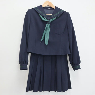 【中古】東京都 二松學舍大学附属高等学校 女子制服 3点（セーラー服・スカート）sf020218