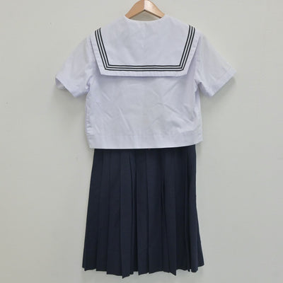 【中古】大阪府 太子中学校 女子制服 4点（セーラー服・スカート）sf020230