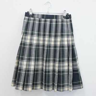 【中古】広島県 山陽女学園高等部 女子制服 3点（ニット・スカート）sf020240