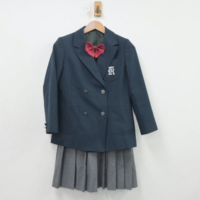 【中古】栃木県 河内中学校 女子制服 3点（ブレザー・スカート）sf020248