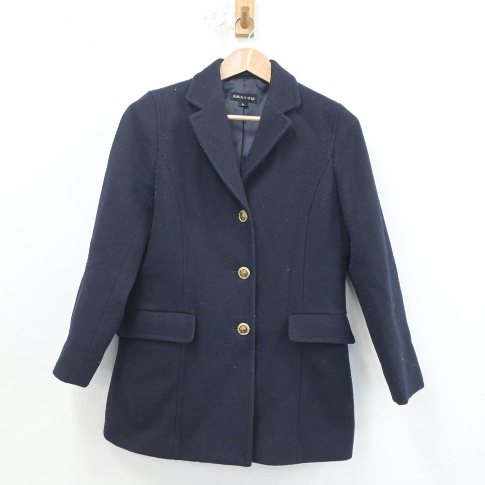 【中古】東京都 実践女子学園中学校 女子制服 1点（コート）sf020255