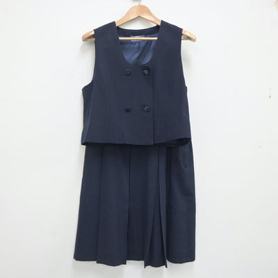 【中古】東京都 八王子第六中学校 女子制服 4点（ブレザー・ベスト・スカート）sf020275