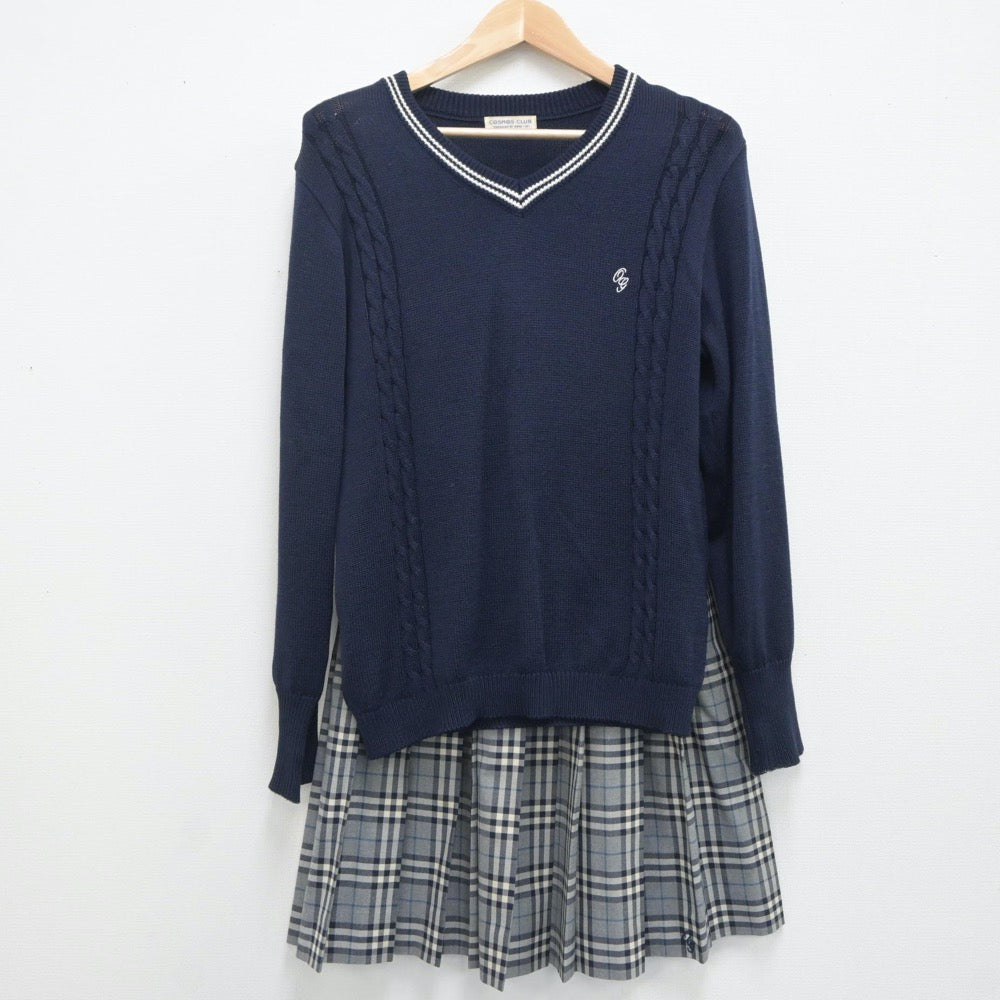 中古制服】大阪府 大阪学院大学高等学校 女子制服 4点（ブレザー