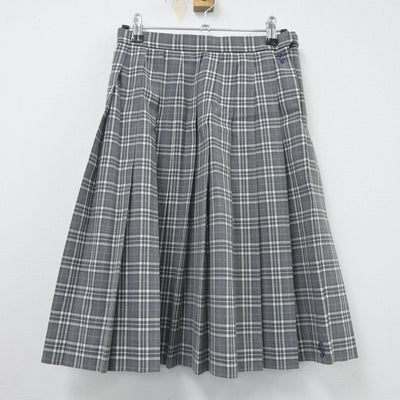 【中古】大阪府 大阪学院大学高等学校 女子制服 3点（ニットベスト・スカート）sf020281