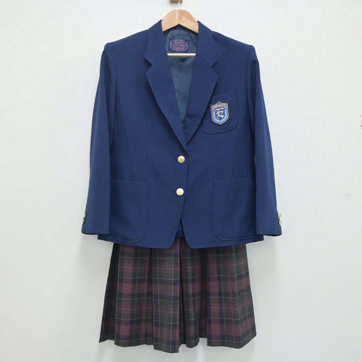 【中古】大阪府 茨木東中学校 女子制服 2点（ブレザー・スカート）sf020284