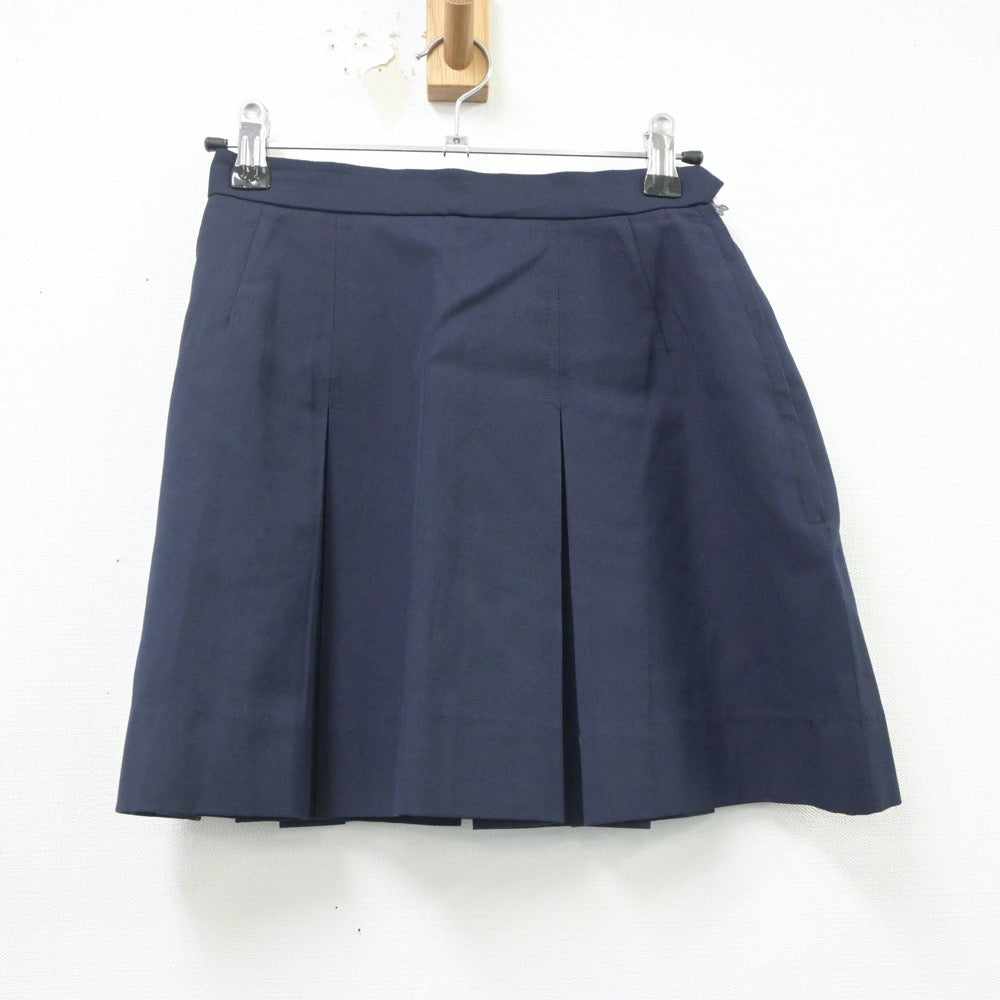 【中古】埼玉県 伊奈学園総合高等学校 女子制服 2点（ニットベスト・スカート）sf020289