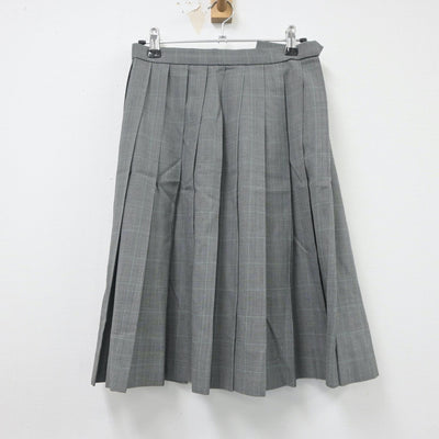 【中古】埼玉県 新曽中学校 女子制服 3点（シャツ・ニットベスト・スカート）sf020296