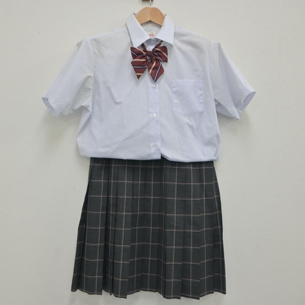 【中古制服】千葉県 松戸向陽高等学校 女子制服 3点（シャツ・スカート）sf020306【リサイクル学生服】 | 中古制服通販パレイド