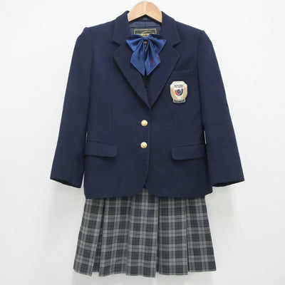 【中古】東京都 順天高等学校 女子制服 3点（ブレザー・スカート）sf020307