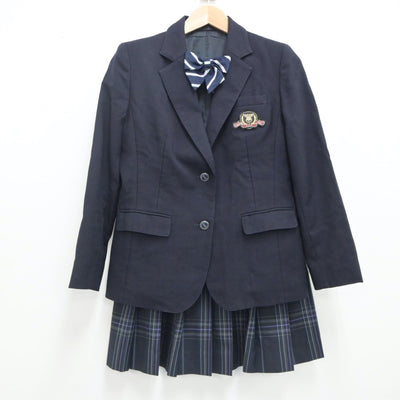 【中古】神奈川県 幸高等学校 女子制服 5点（ブレザー・スカート）sf020313