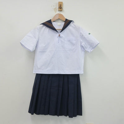 【中古】東京都 関東国際高校学校 女子制服 2点（セーラー服・スカート）sf020318