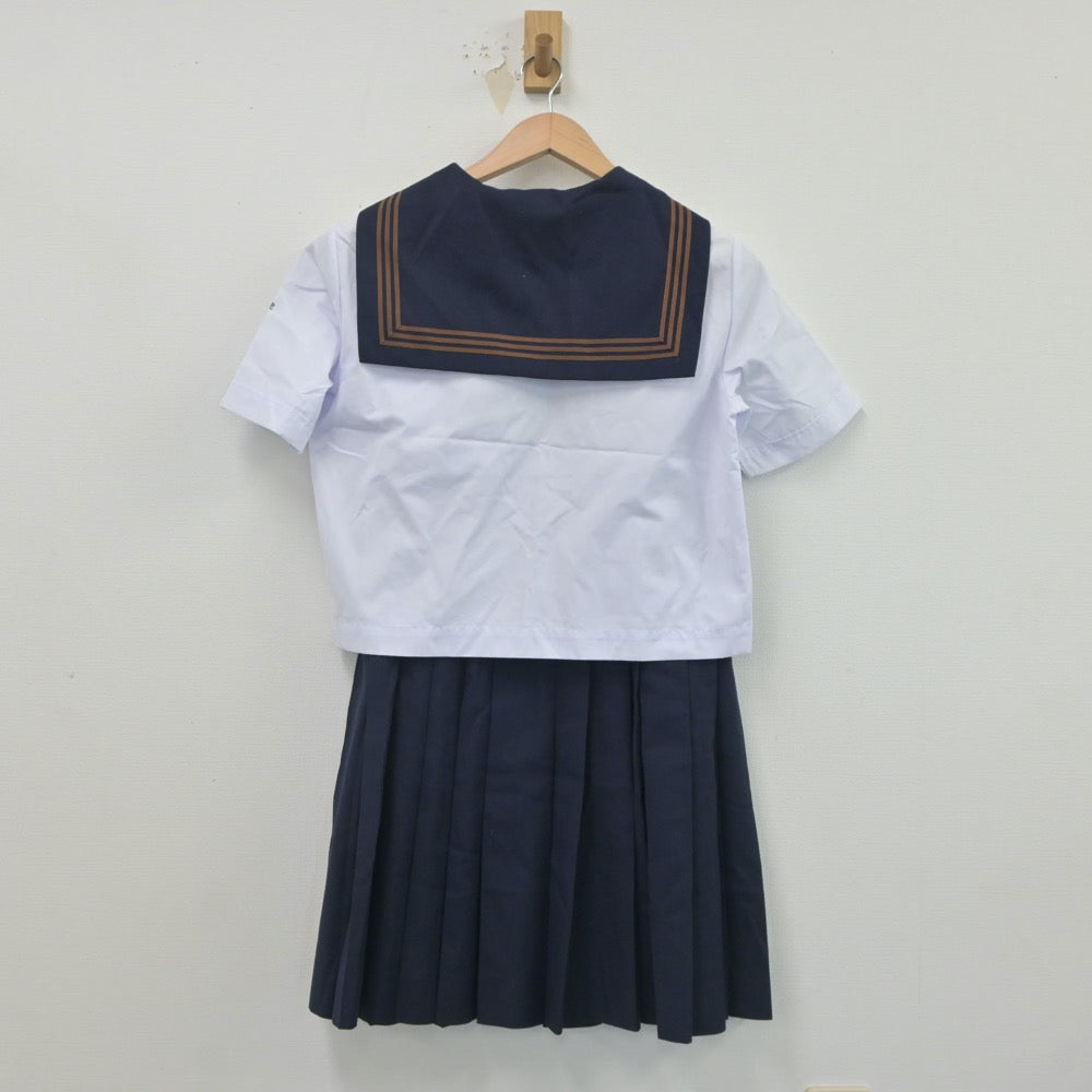 【中古】東京都 関東国際高校学校 女子制服 2点（セーラー服・スカート）sf020318