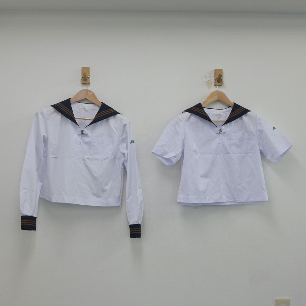 【中古】東京都 関東国際高校学校 女子制服 2点（セーラー服）sf020321