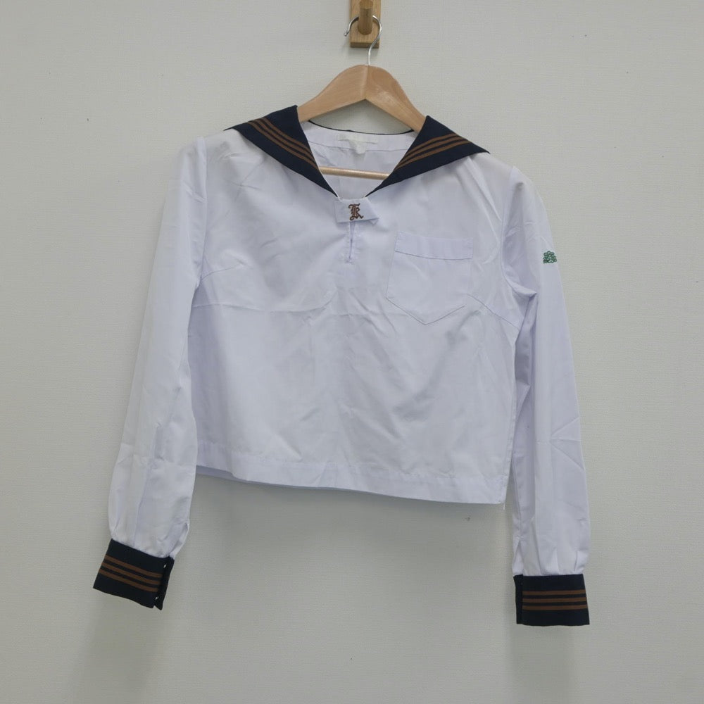 【中古】東京都 関東国際高校学校 女子制服 2点（セーラー服）sf020321