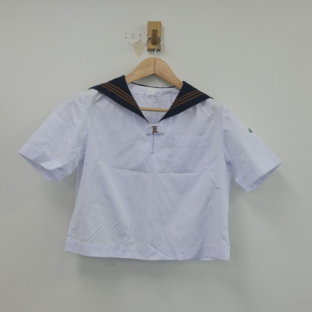 【中古】東京都 関東国際高校学校 女子制服 2点（セーラー服）sf020321