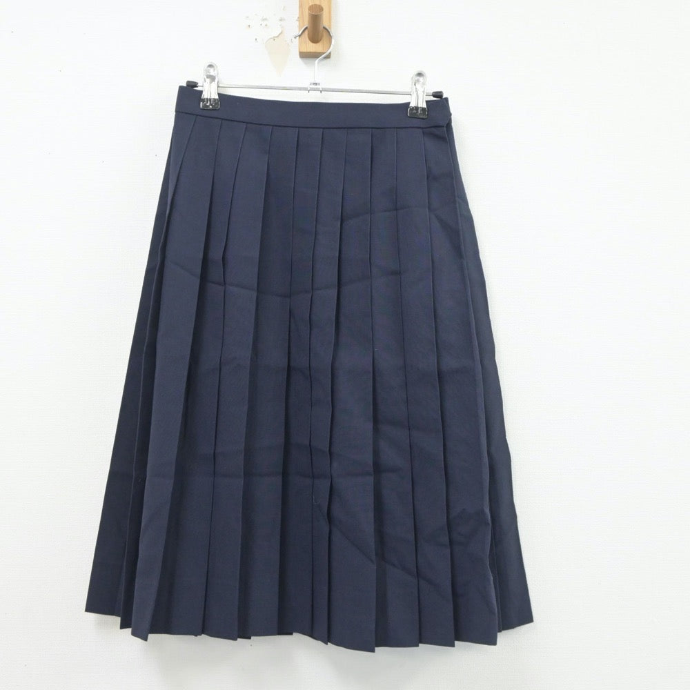 【中古】兵庫県 上甲子園中学校 女子制服 2点（ベスト・スカート）sf020323