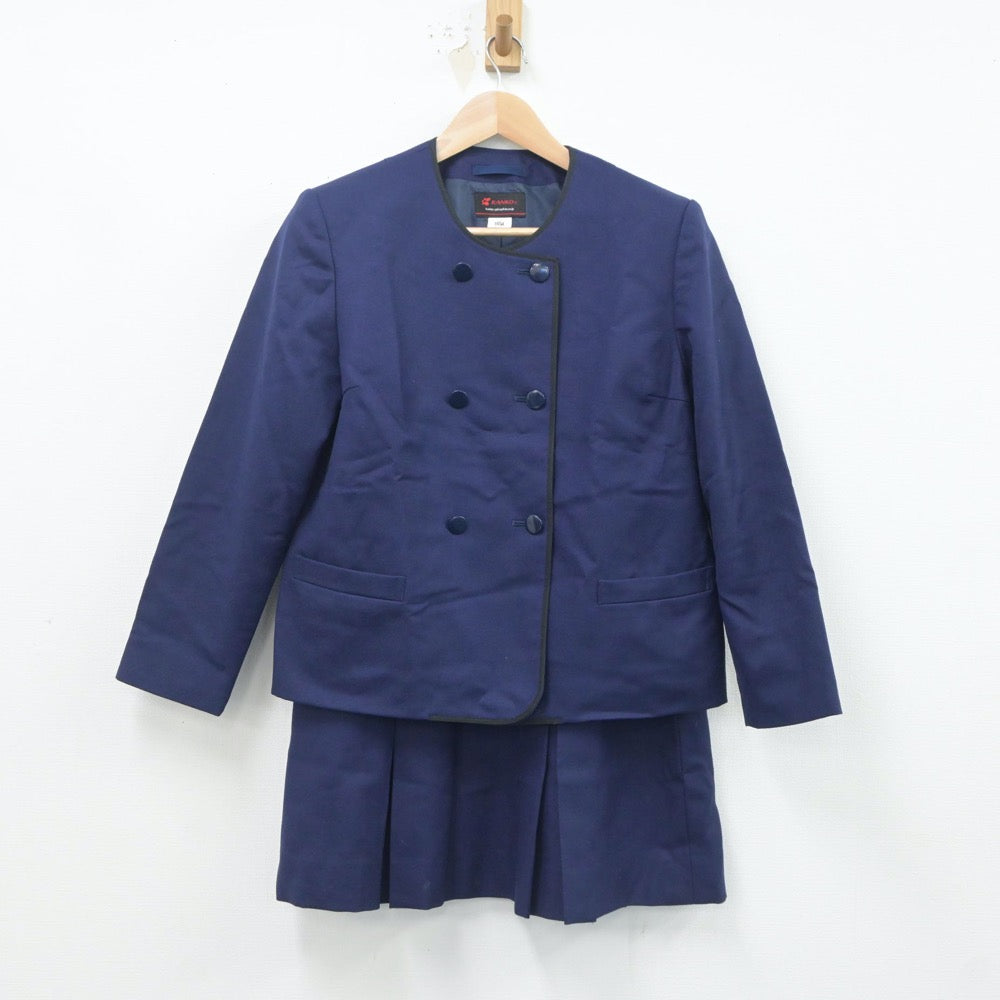 【中古】宮城県 折立中学校 女子制服 2点（ブレザー・スカート）sf020324