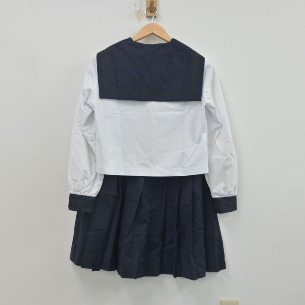 【中古】埼玉県 さいたま市立浦和高等学校 女子制服 3点（セーラー服・スカート）sf020329