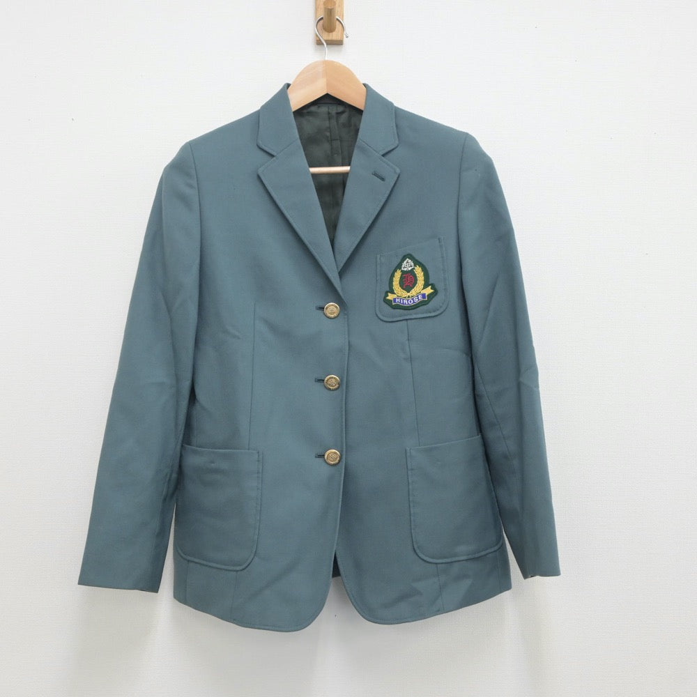 【中古】宮城県 広瀬中学校 女子制服 3点（ブレザー・スカート）sf020334