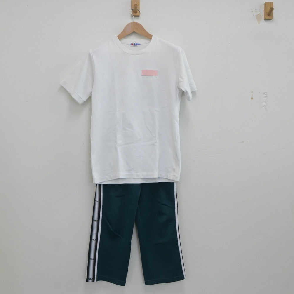 【中古】大阪府 金岡高等学校 女子制服 3点（体操服 上・ジャージ 下・体操服 下）sf020342